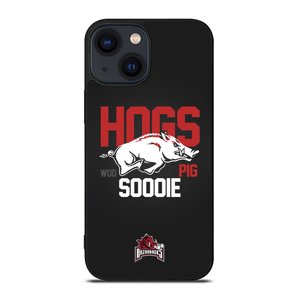 ARKANSAS RAZORBACKS HOGS WOO PIG SOODIE iPhone 14 Plus Case Cover