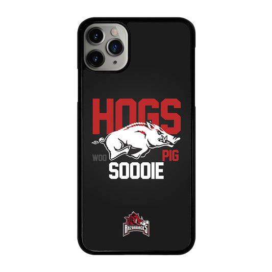 ARKANSAS RAZORBACKS HOGS WOO PIG SOODIE iPhone 11 Pro Max Case Cover