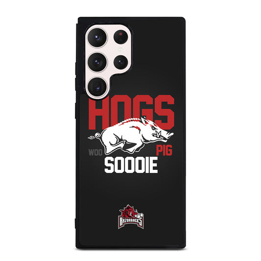 ARKANSAS RAZORBACKS HOGS WOO PIG SOODIE Samsung Galaxy S23 Ultra Case Cover