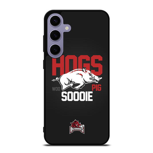 ARKANSAS RAZORBACKS HOGS WOO PIG SOODIE Samsung Galaxy S24 Plus Case Cover