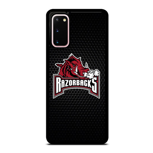 ARKANSAS RAZORBACKS METAL LOGO Samsung Galaxy S20 Case Cover