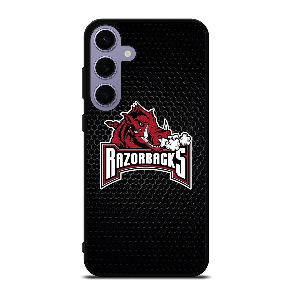ARKANSAS RAZORBACKS METAL LOGO Samsung Galaxy S24 Plus Case Cover