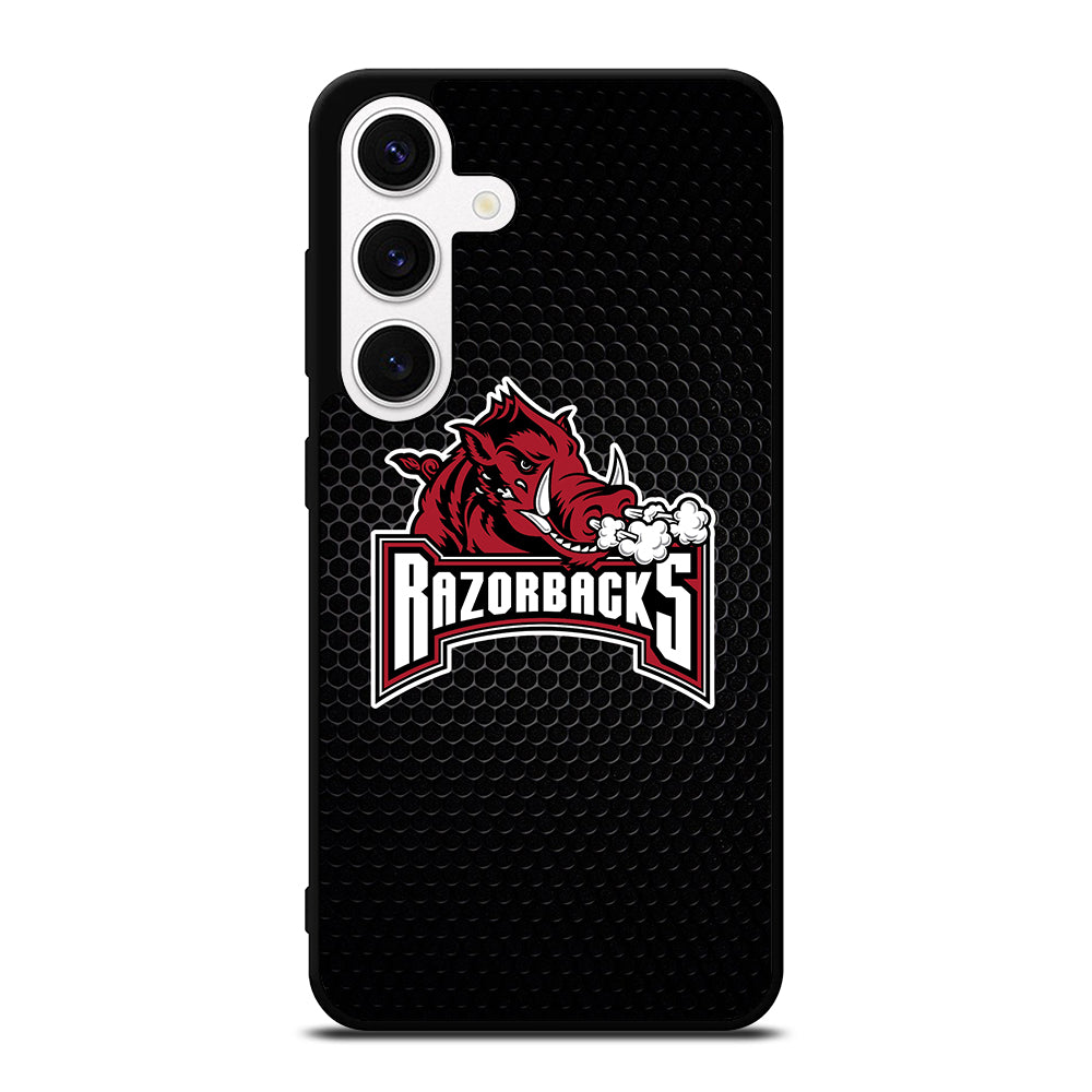 ARKANSAS RAZORBACKS METAL LOGO Samsung Galaxy S24 Case Cover