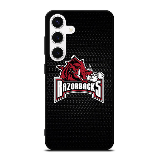 ARKANSAS RAZORBACKS METAL LOGO Samsung Galaxy S24 Case Cover