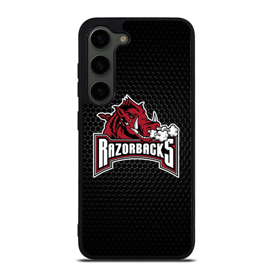 ARKANSAS RAZORBACKS METAL LOGO Samsung Galaxy S23 Plus Case Cover