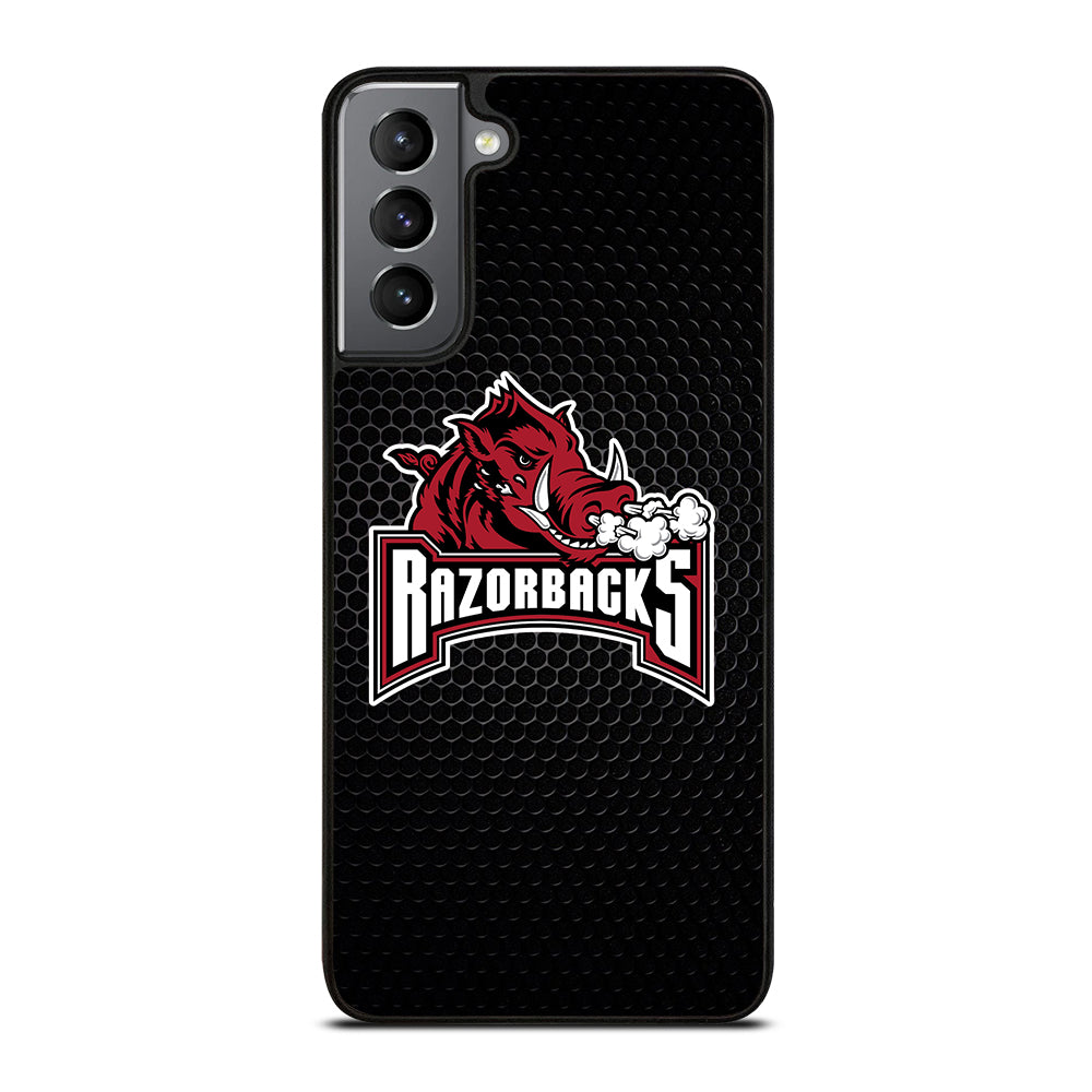 ARKANSAS RAZORBACKS METAL LOGO Samsung Galaxy S21 Plus Case Cover