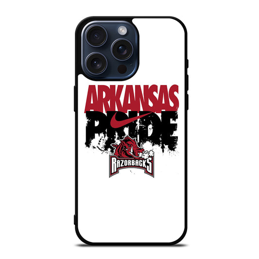 ARKANSAS RAZORBACKS PRIDE LOGO iPhone 15 Pro Max Case Cover