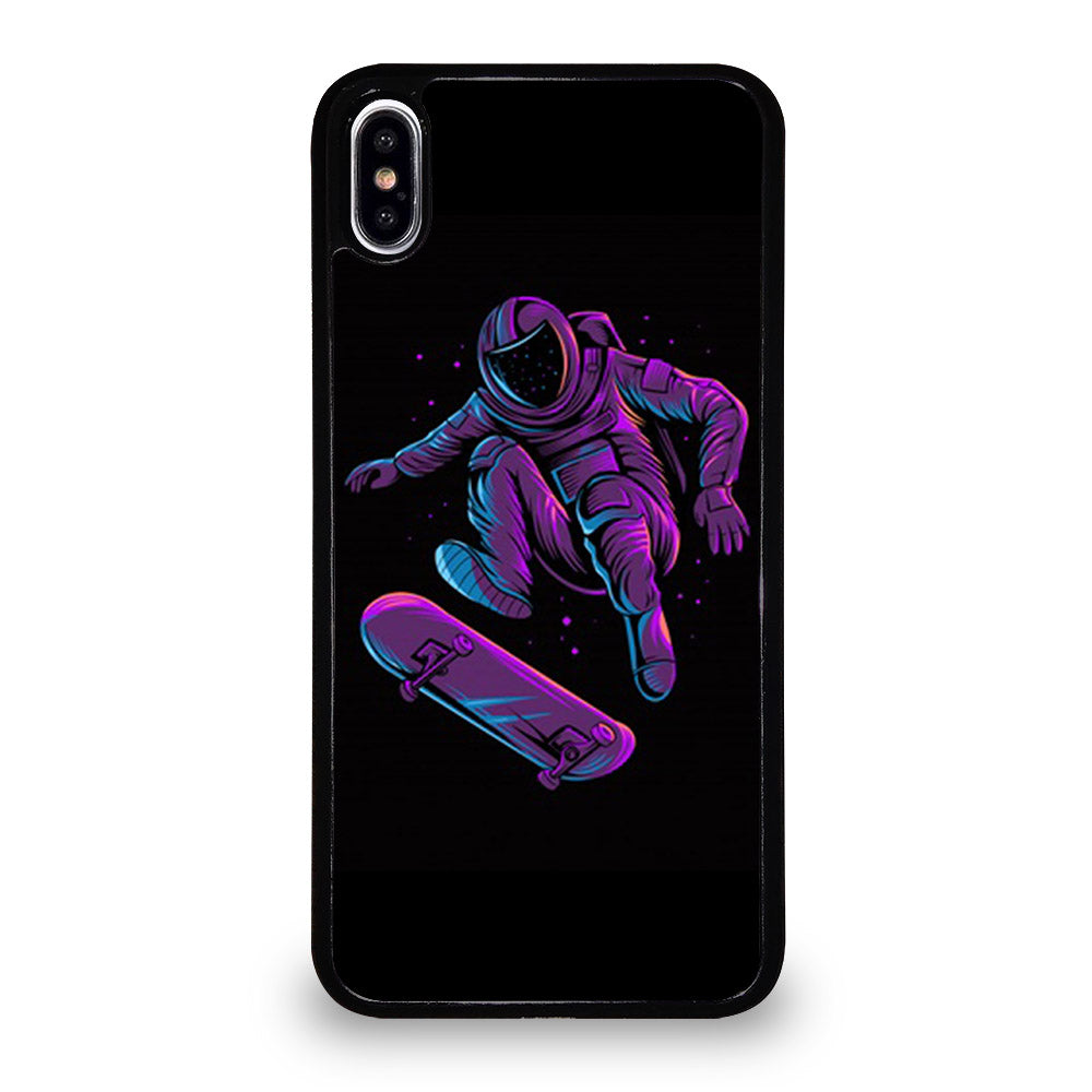 ASTRONAUT SKATEBOARDER CARTOON 2 iPhone XS Max Case Cover