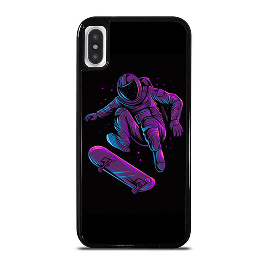 ASTRONAUT SKATEBOARDER CARTOON 2 iPhone X / XS Case Cover