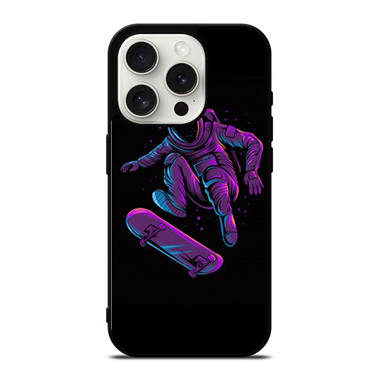 ASTRONAUT SKATEBOARDER CARTOON 2 iPhone 15 Pro Case Cover