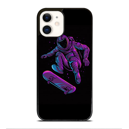 ASTRONAUT SKATEBOARDER CARTOON 2 iPhone 12 Case Cover