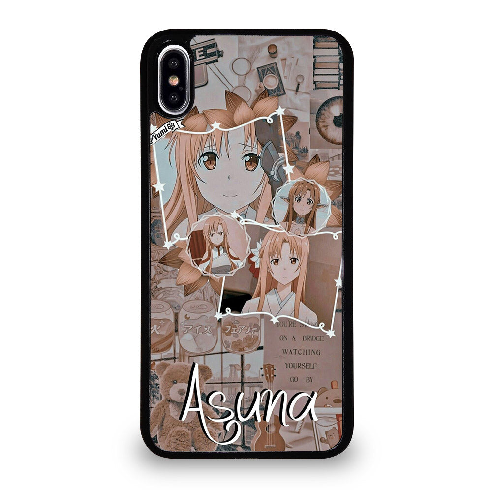 ASUNA YUUKI SWORD ART ONLINE COLLAGE iPhone XS Max Case Cover