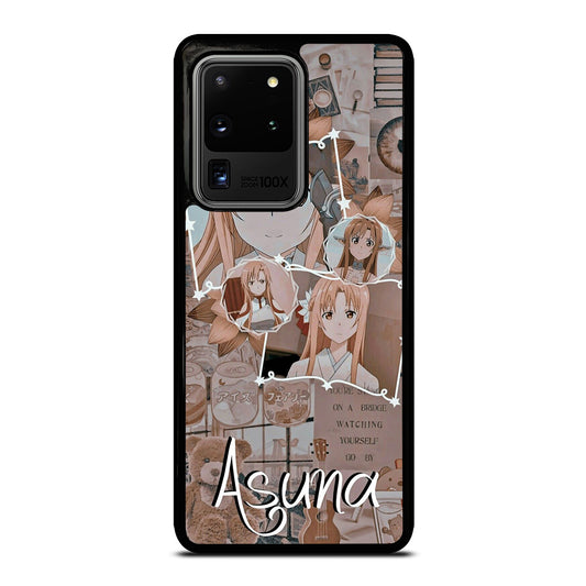 ASUNA YUUKI SWORD ART ONLINE COLLAGE Samsung Galaxy S20 Ultra Case Cover