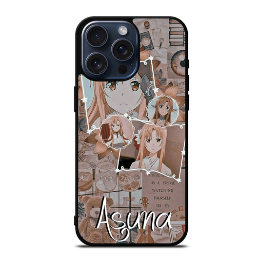 ASUNA YUUKI SWORD ART ONLINE COLLAGE iPhone 15 Pro Max Case Cover