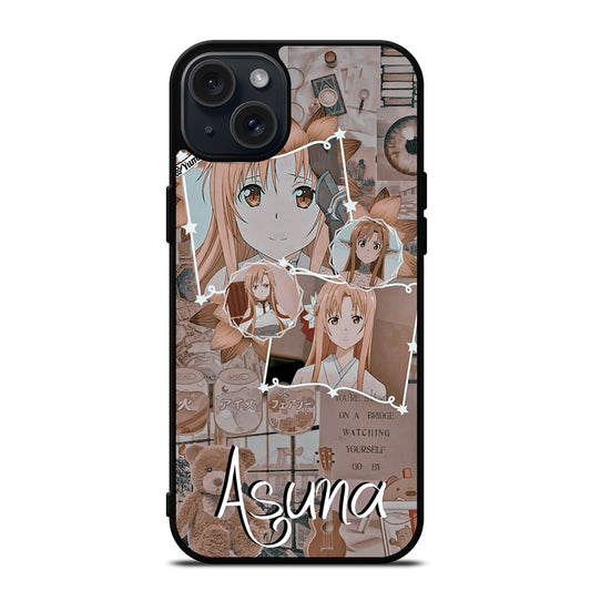 ASUNA YUUKI SWORD ART ONLINE COLLAGE iPhone 15 Plus Case Cover