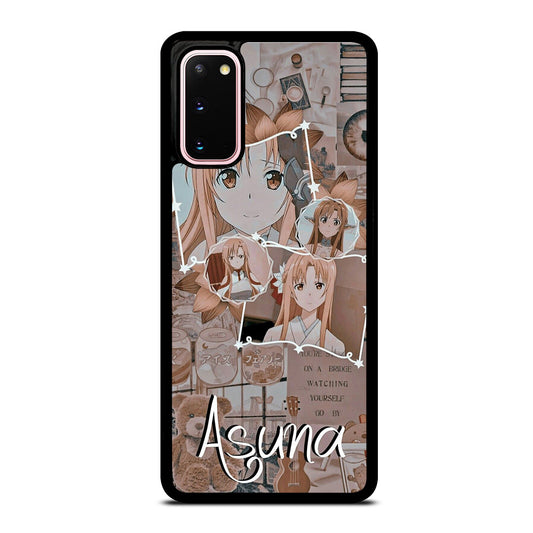 ASUNA YUUKI SWORD ART ONLINE COLLAGE Samsung Galaxy S20 Case Cover