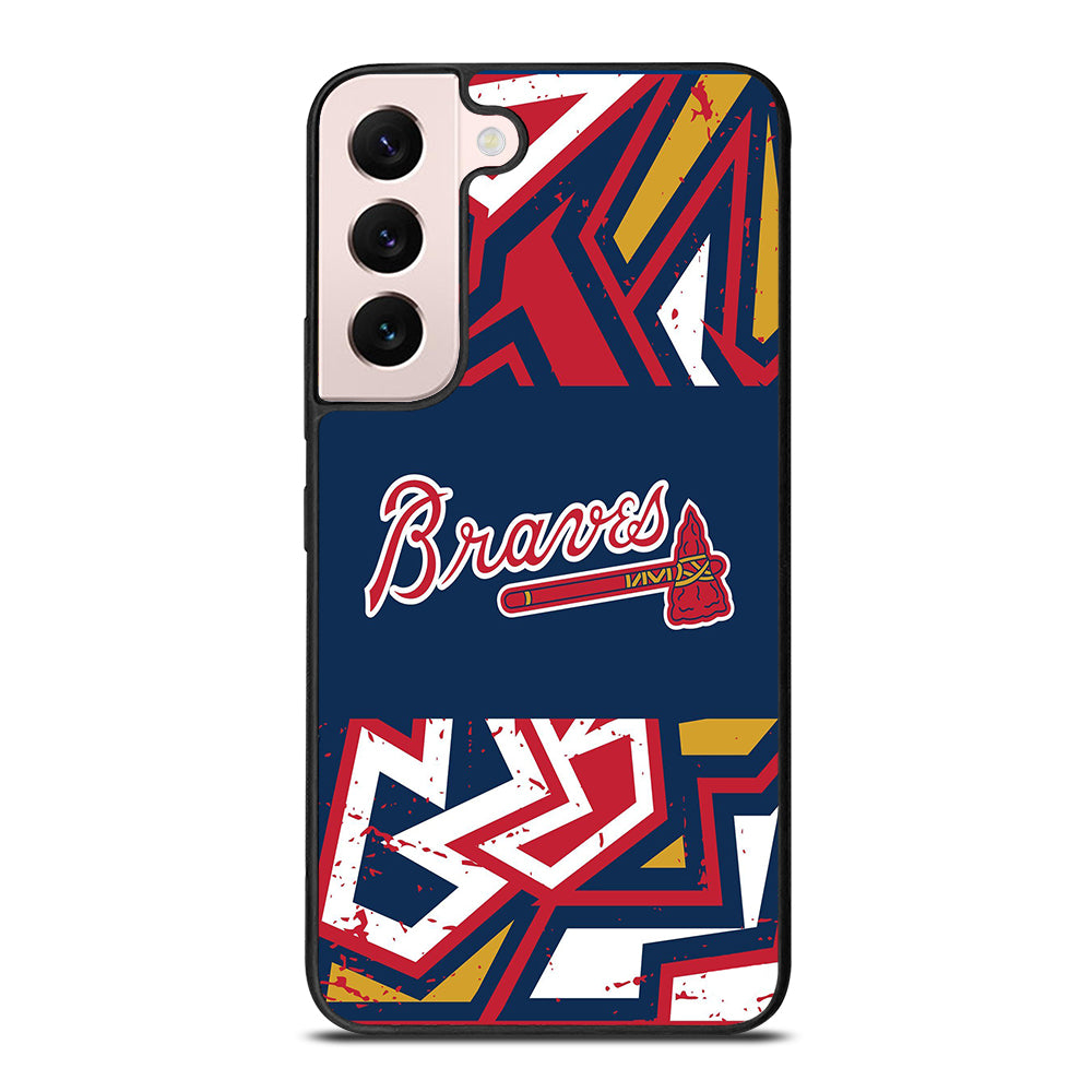 ATLANTA BRAVES ART LOGO 2 Samsung Galaxy S22 Plus Case Cover