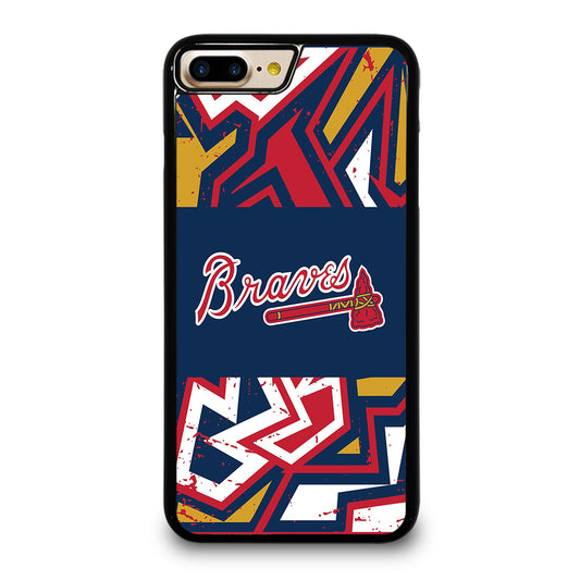 ATLANTA BRAVES ART LOGO 2 iPhone 7 / 8 Plus Case Cover