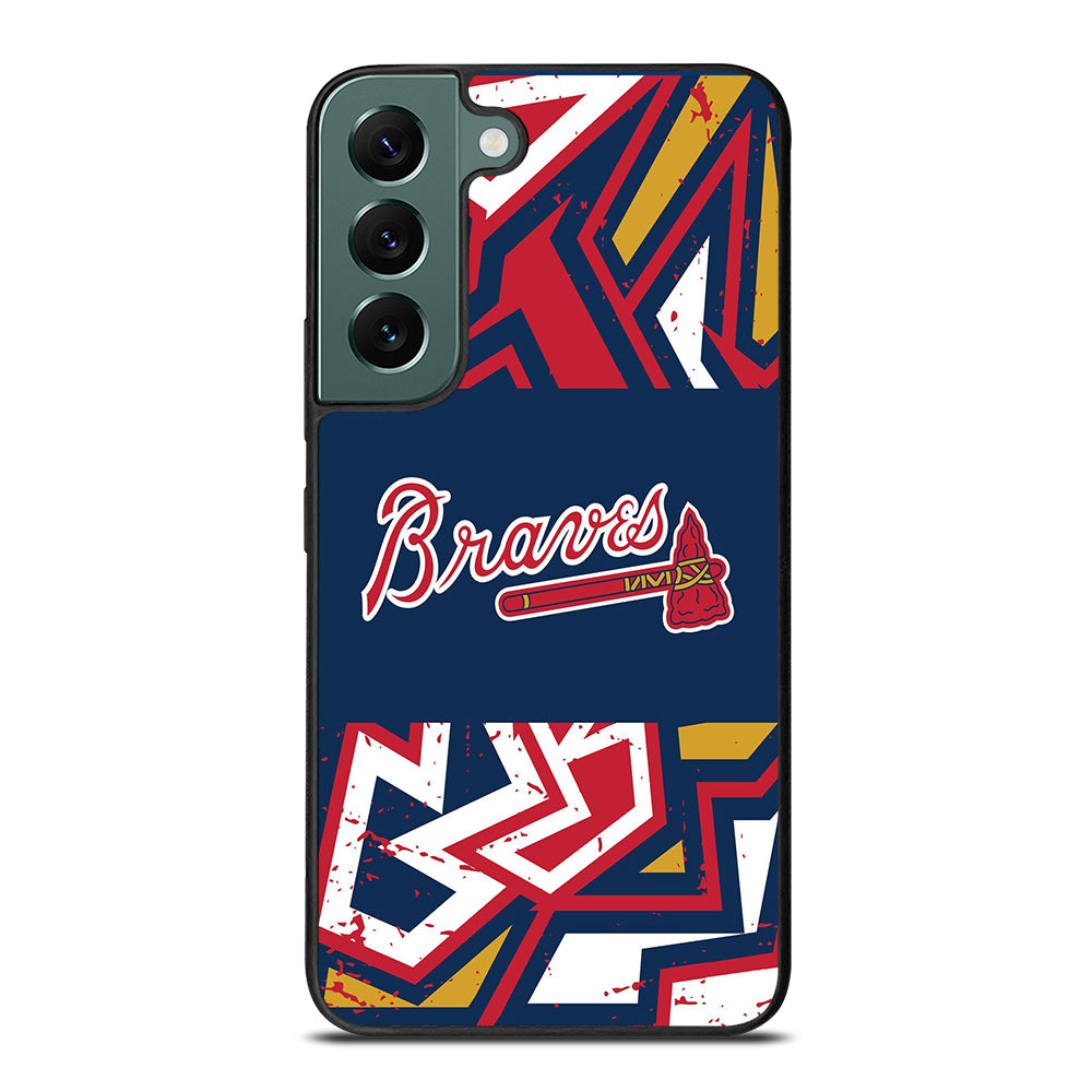 ATLANTA BRAVES ART LOGO 2 Samsung Galaxy S22 Case Cover