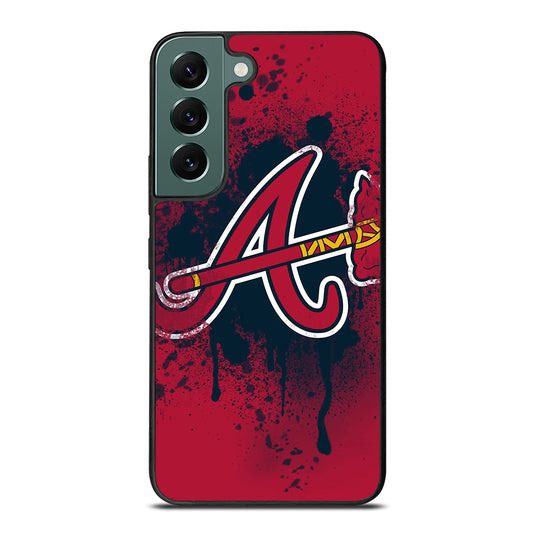 ATLANTA BRAVES ART LOGO Samsung Galaxy S22 Case Cover