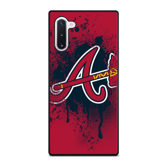 ATLANTA BRAVES ART LOGO Samsung Galaxy Note 10 Case Cover