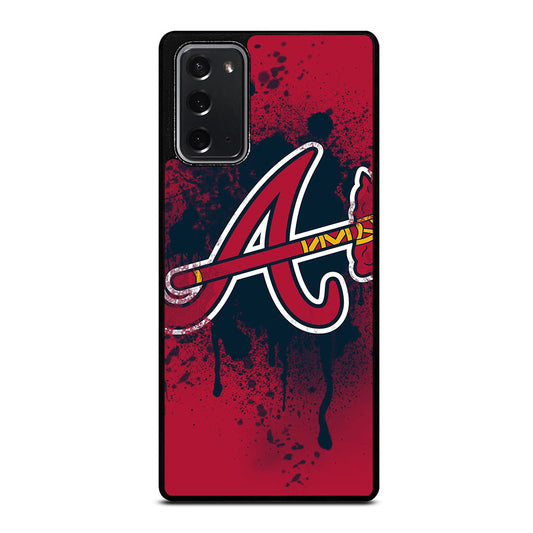 ATLANTA BRAVES ART LOGO Samsung Galaxy Note 20 Case Cover