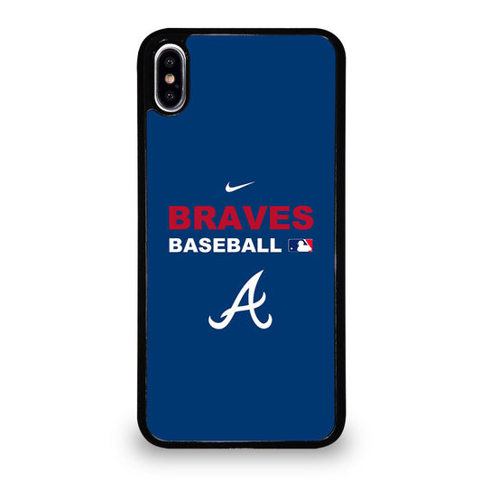 ATLANTA BRAVES BASEBALL LOGO iPhone XS Max Case Cover