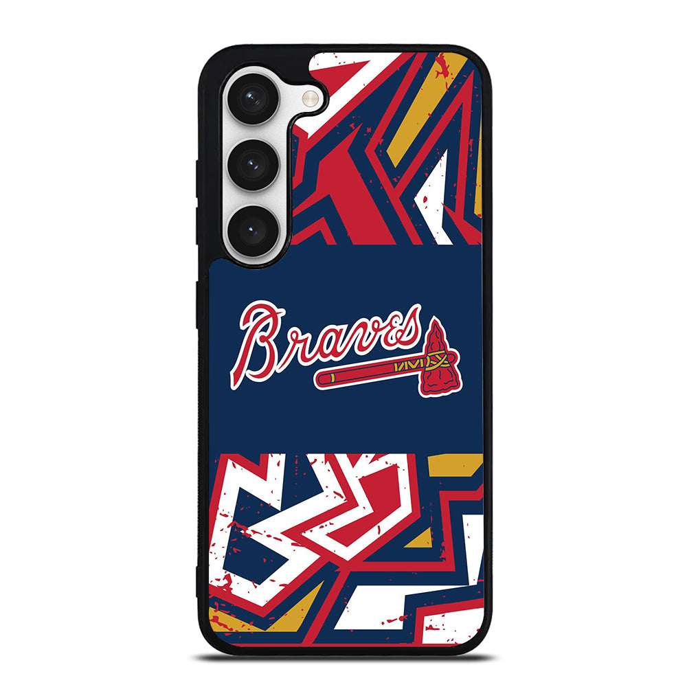 ATLANTA BRAVES ART LOGO 2 Samsung Galaxy S23 Case Cover