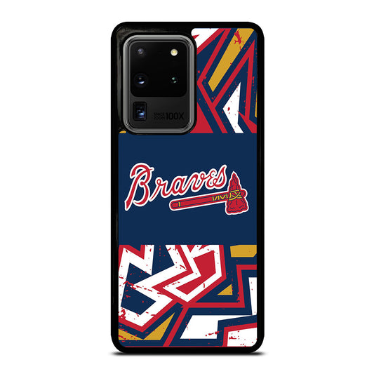 ATLANTA BRAVES ART LOGO 2 Samsung Galaxy S20 Ultra Case Cover