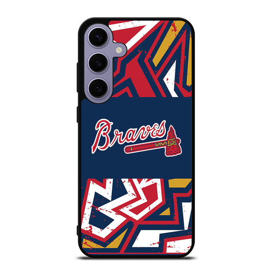 ATLANTA BRAVES ART LOGO 2 Samsung Galaxy S24 Plus Case Cover