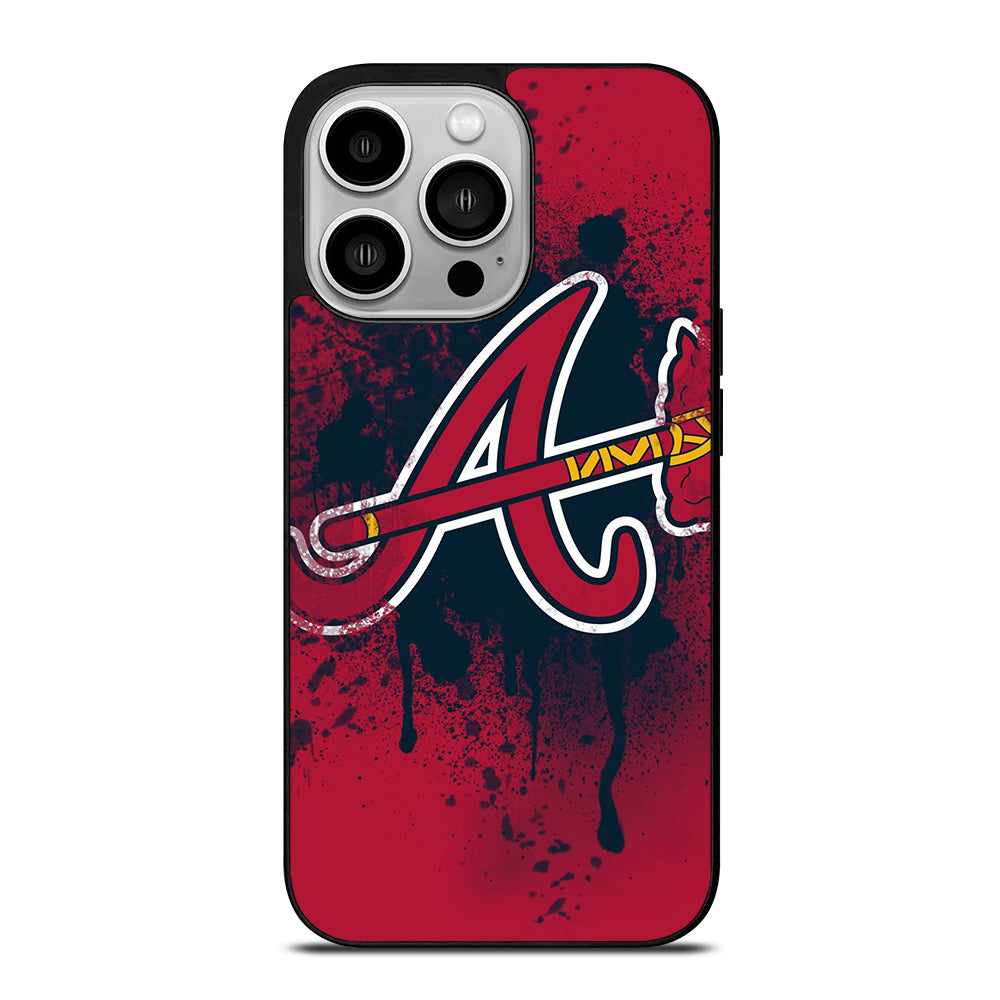 ATLANTA BRAVES ART LOGO iPhone 14 Pro Case Cover