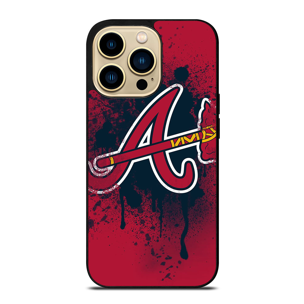 ATLANTA BRAVES ART LOGO iPhone 14 Pro Max Case Cover