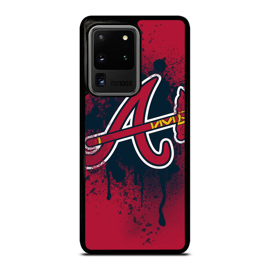 ATLANTA BRAVES ART LOGO Samsung Galaxy S20 Ultra Case Cover