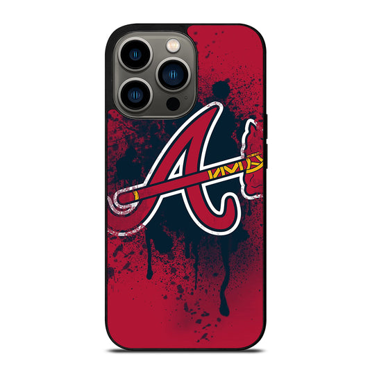 ATLANTA BRAVES ART LOGO iPhone 13 Pro Case Cover