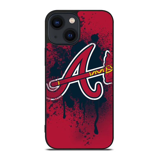 ATLANTA BRAVES ART LOGO iPhone 14 Plus Case Cover
