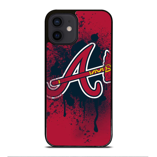 ATLANTA BRAVES ART LOGO iPhone 12 Mini Case Cover