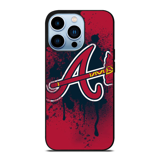 ATLANTA BRAVES ART LOGO iPhone 13 Pro Max Case Cover