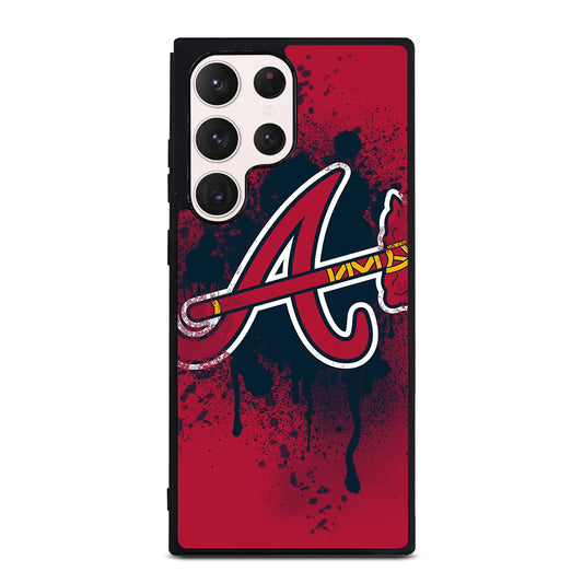 ATLANTA BRAVES ART LOGO Samsung Galaxy S23 Ultra Case Cover