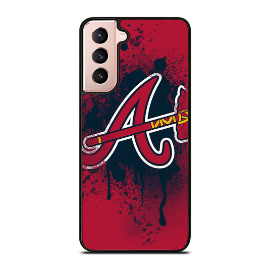 ATLANTA BRAVES ART LOGO Samsung Galaxy S21 Case Cover