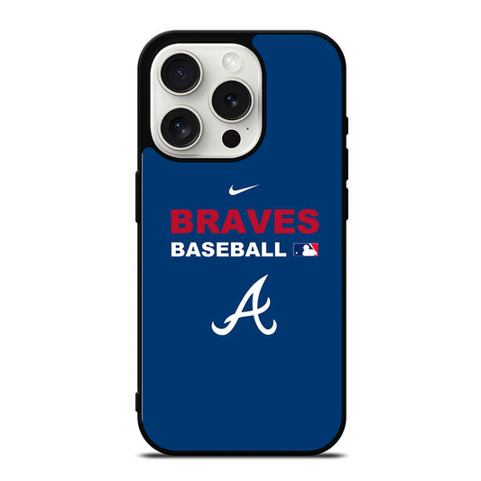 ATLANTA BRAVES BASEBALL LOGO iPhone 15 Pro Case Cover