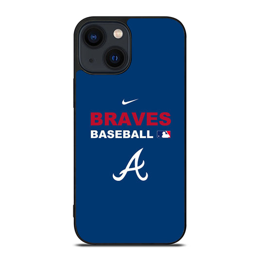 ATLANTA BRAVES BASEBALL LOGO iPhone 14 Plus Case Cover