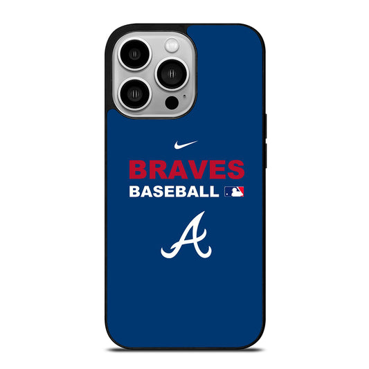 ATLANTA BRAVES BASEBALL LOGO iPhone 14 Pro Case Cover