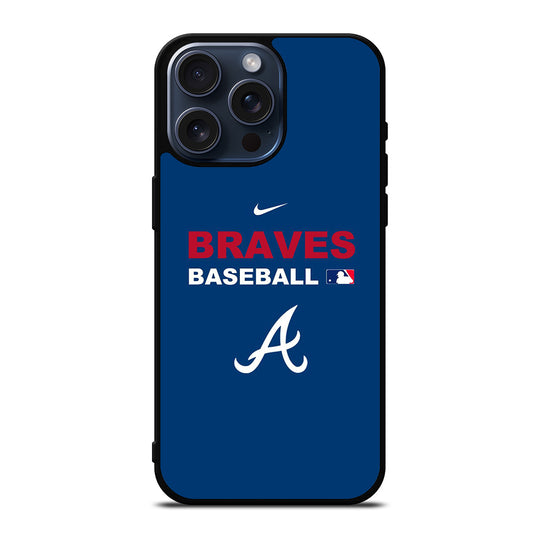 ATLANTA BRAVES BASEBALL LOGO iPhone 15 Pro Max Case Cover