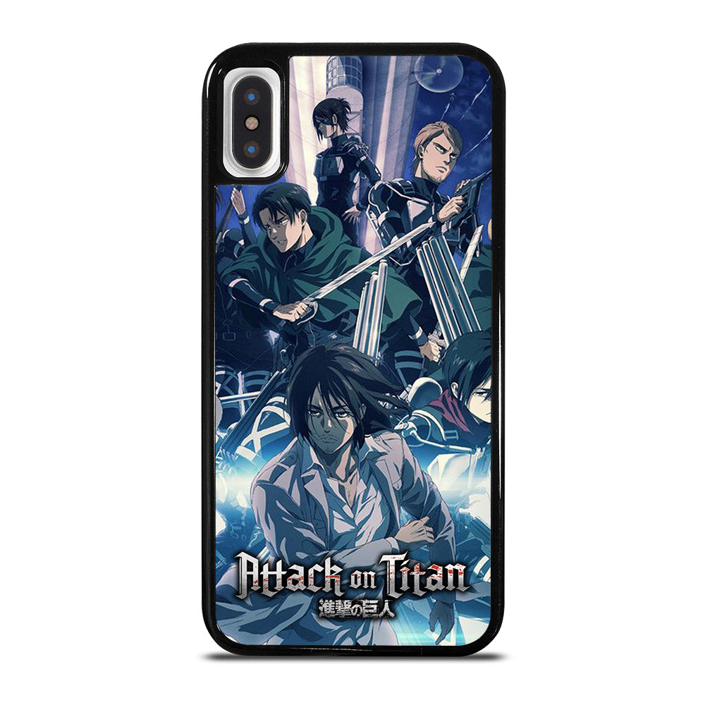 ATTACK ON TITAN ANIME CHARACTER iPhone X / XS Case Cover