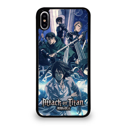 ATTACK ON TITAN ANIME CHARACTER iPhone XS Max Case Cover