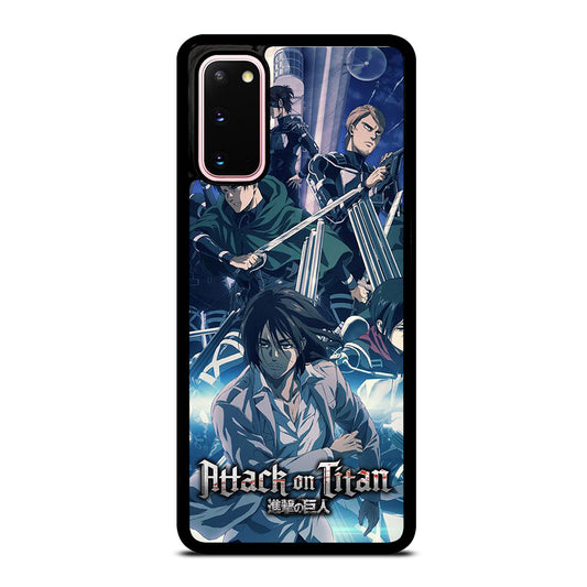 ATTACK ON TITAN ANIME CHARACTER Samsung Galaxy S20 Case Cover