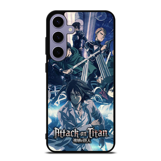 ATTACK ON TITAN ANIME CHARACTER Samsung Galaxy S24 Plus Case Cover