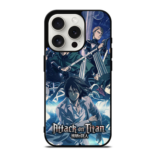 ATTACK ON TITAN ANIME CHARACTER iPhone 15 Pro Case Cover