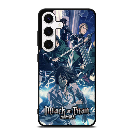 ATTACK ON TITAN ANIME CHARACTER Samsung Galaxy S24 Case Cover