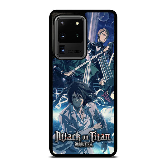 ATTACK ON TITAN ANIME CHARACTER Samsung Galaxy S20 Ultra Case Cover